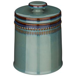 БАНКА ДЛЯ СЫПУЧИХ BRONCO "SOUL KITCHEN" 16*12 СМ 900 МЛ СИНЯЯ (КОР=18ШТ.)