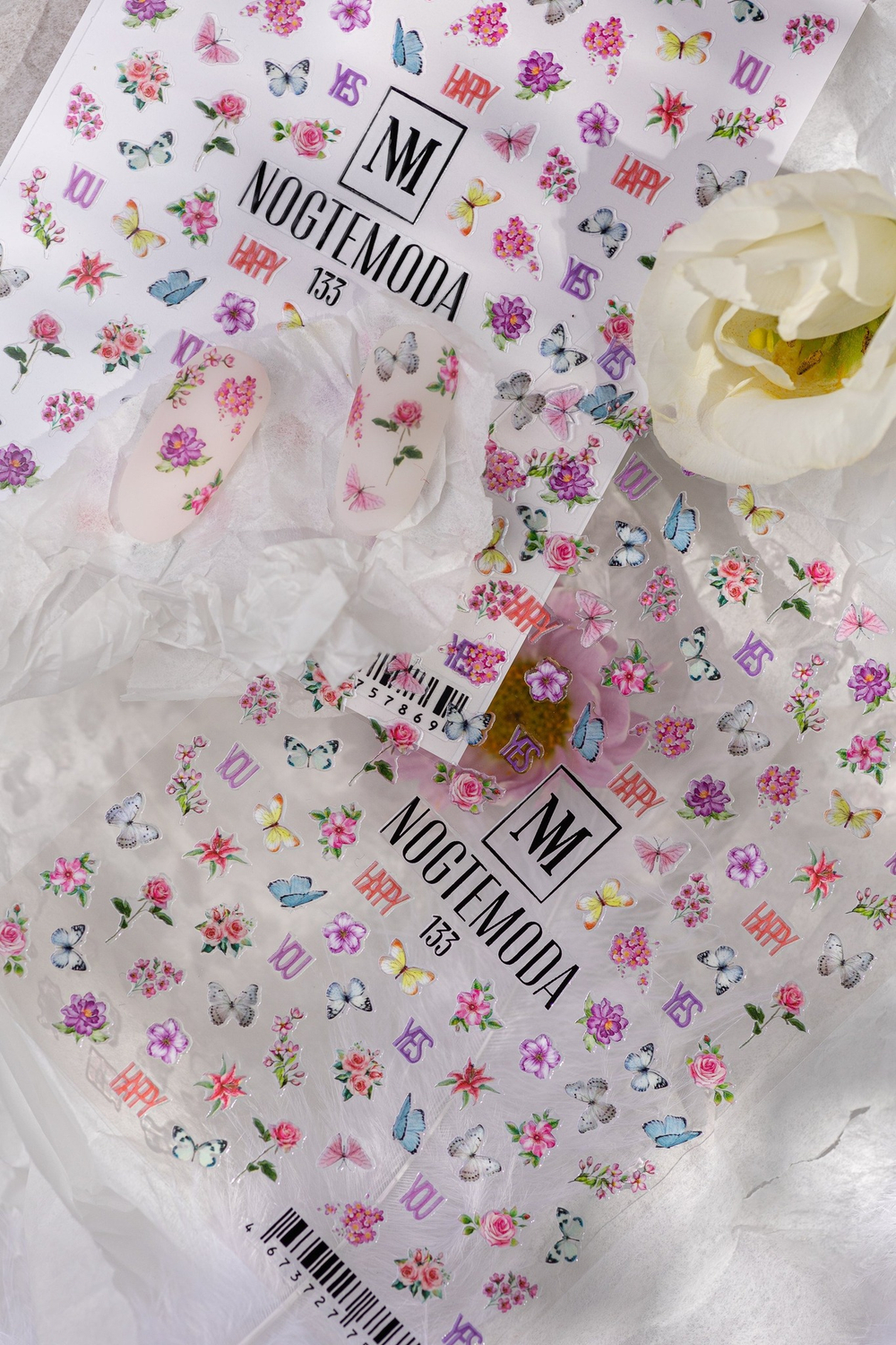 Nogtemoda Наклейки для ногтей цветы