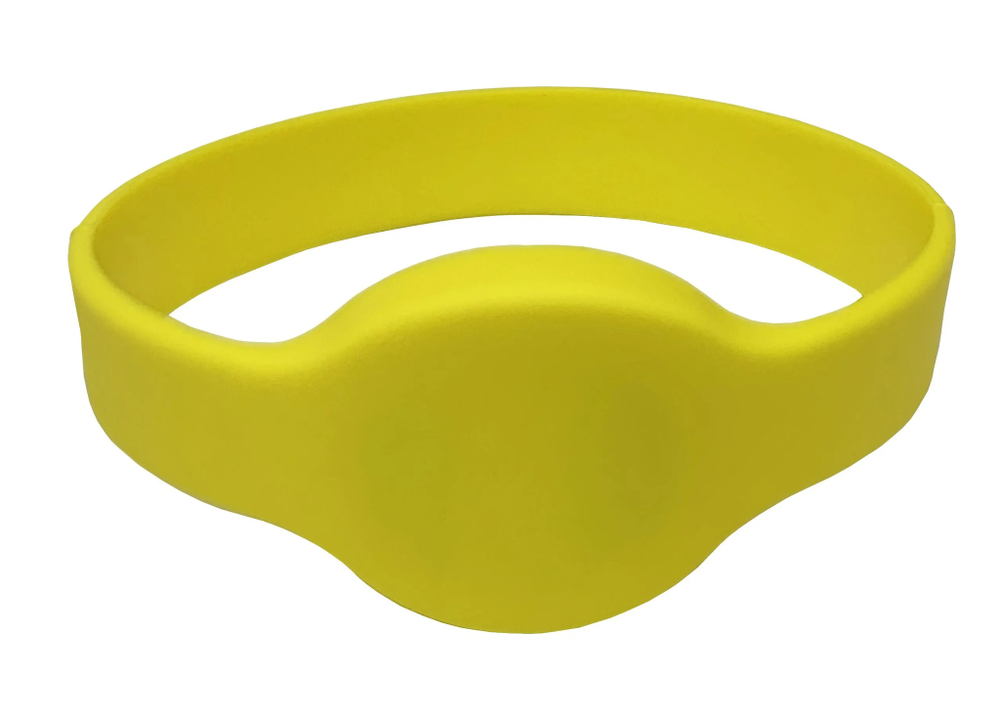 RFID браслет MIFARE “OVAL” ЖЕЛТЫЙ, диаметр 65 мм