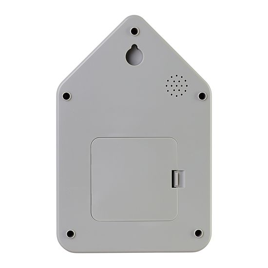 Часы настенные с маятником qq-up, темно-серые