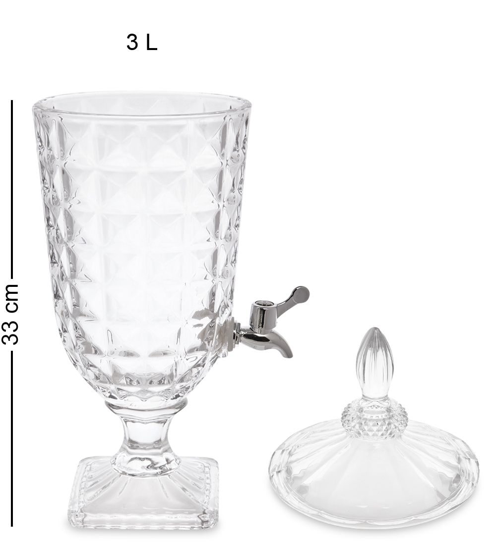 CG-47 Диспенсер стеклянный для напитков 3 л