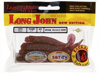 Мягкая приманка Lucky John LONG JOHN 3.1in (79 мм), цвет S14, 8 шт/уп