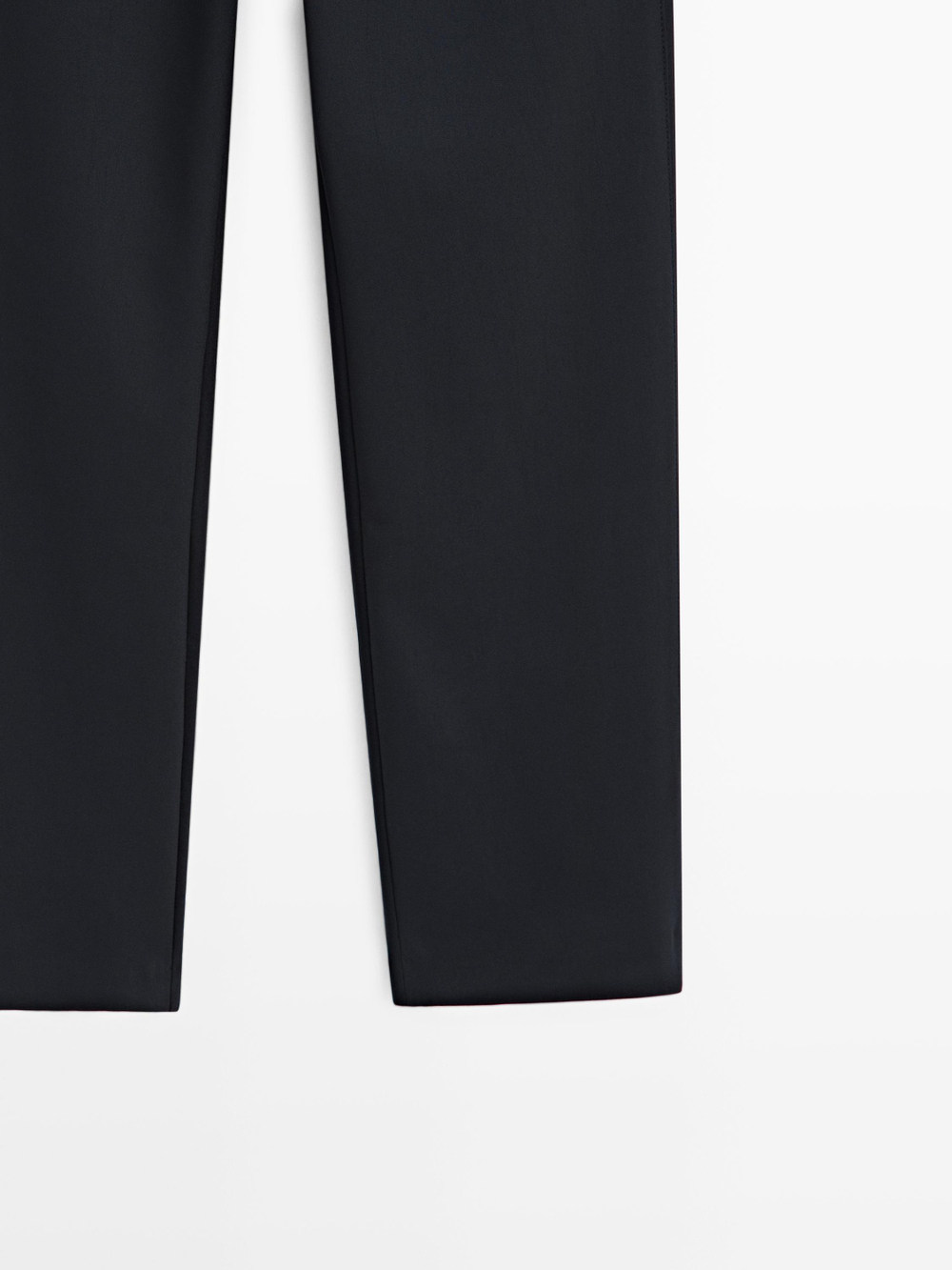 Massimo Dutti Брюки из технической хлопковой смеси, темно-синий