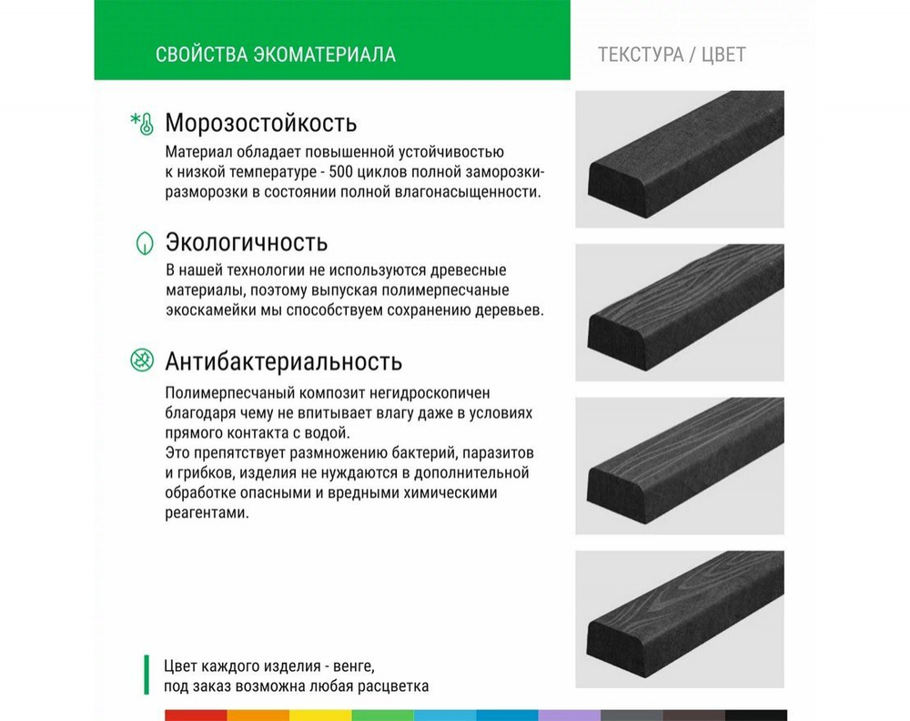 Экоурна прямоугольная с отделением для собачьих биологических отходов 032