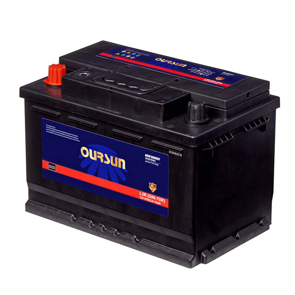 Аккумулятор OURSUN DIN L3R (DIN-70R) L3RDIN70R
