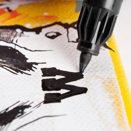 Маркер Molotow ONE4ALL 127HS-CO акриловый 127412 (180) черный 1,5 мм