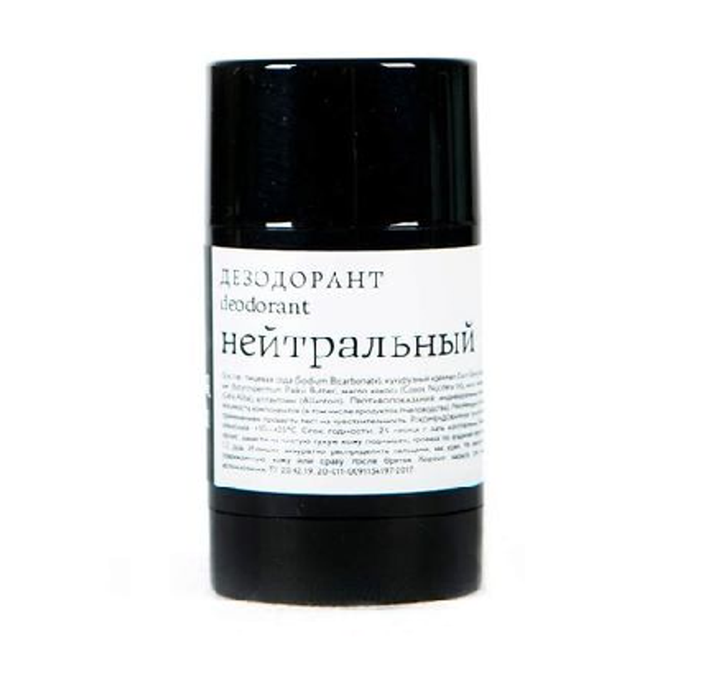ДЕЗОДОРАНТ "НЕЙТРАЛЬНЫЙ" СТИК, 30 г (Краснополянская косметика)