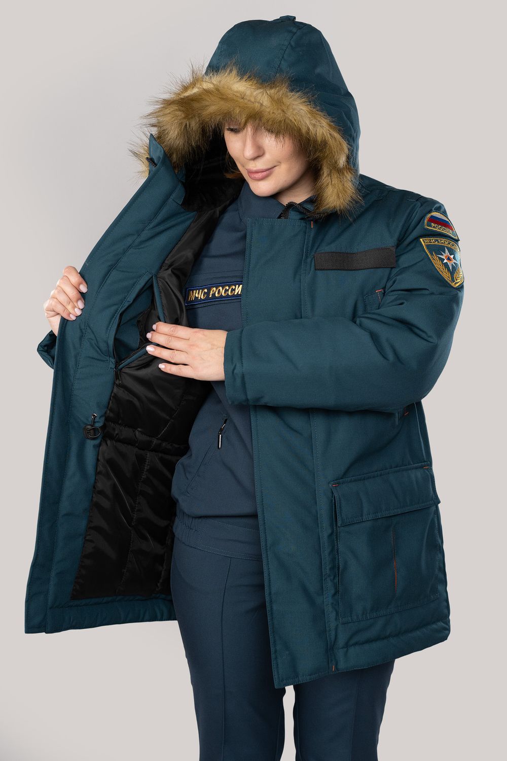 Куртка зимняя МЧС женская (мод. 199)