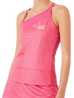 Топ теннисный EA7 Woman Jersey Tank - fancy pink yarrow