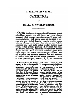 The Bellum Catilinarium of Sallust, and Cicero's four orations against Catiline | Marcus Tullius Cicero