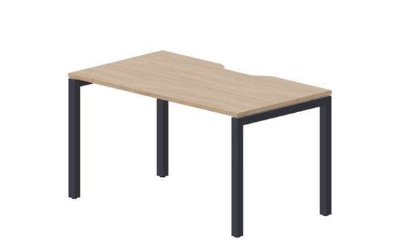 стол Polo 1380х780х750мм (с эргономичным вырезом)