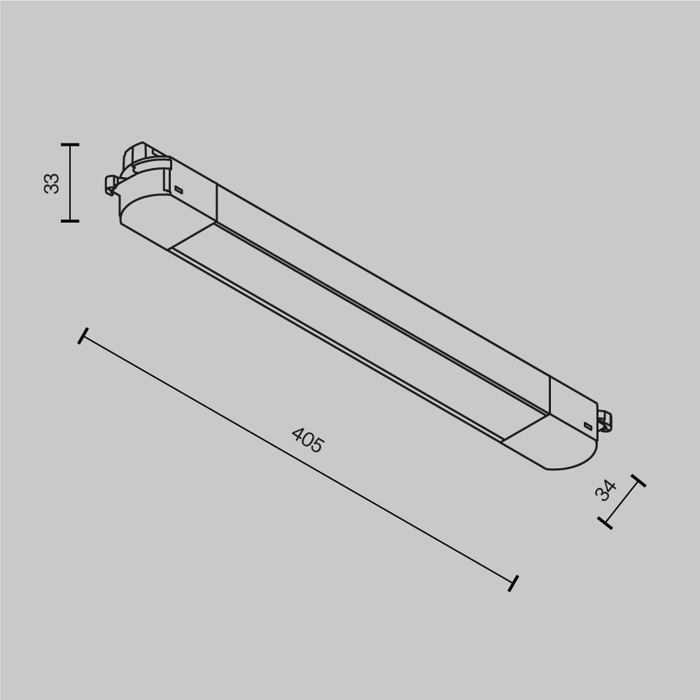 Магнитный трековый светильник Maytoni Unity Basis TR000-1-12W3K-W_1