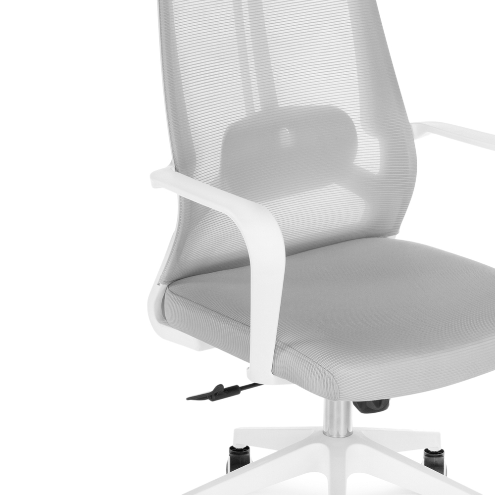 Компьютерное кресло Woodville Tilda light gray, white