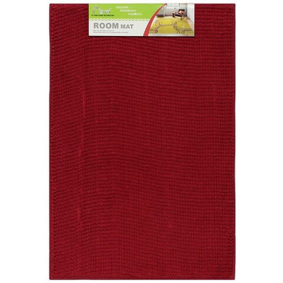 Коврик для ванной, 0.6х0.9 м, ПЭ, бургунди, Макарон, Y3-672
