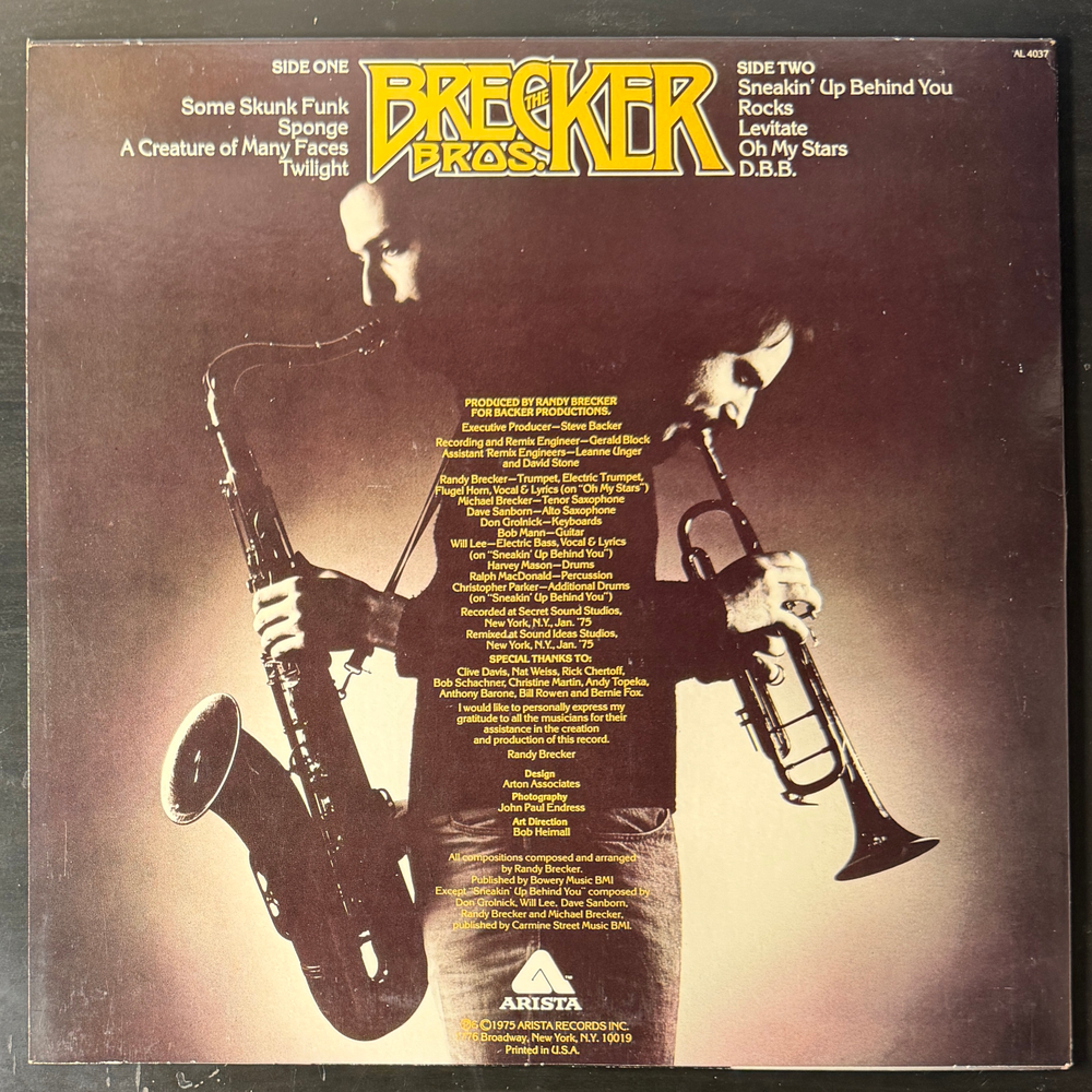 Виниловая пластинка The Brecker Brothers - The Brecker Bros LP