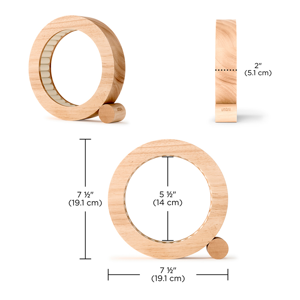 Органайзер для украшений ferris,  D19 см, натуральное дерево