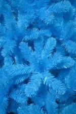 Искусственная голубая елка «Зимний рассвет» (пвх) 240 см / 2,4 м