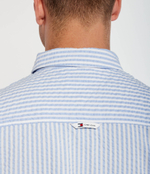 Рубашка STRIPE SEERSUCKER Tommy Jeans - голубой(DM0DM18970)