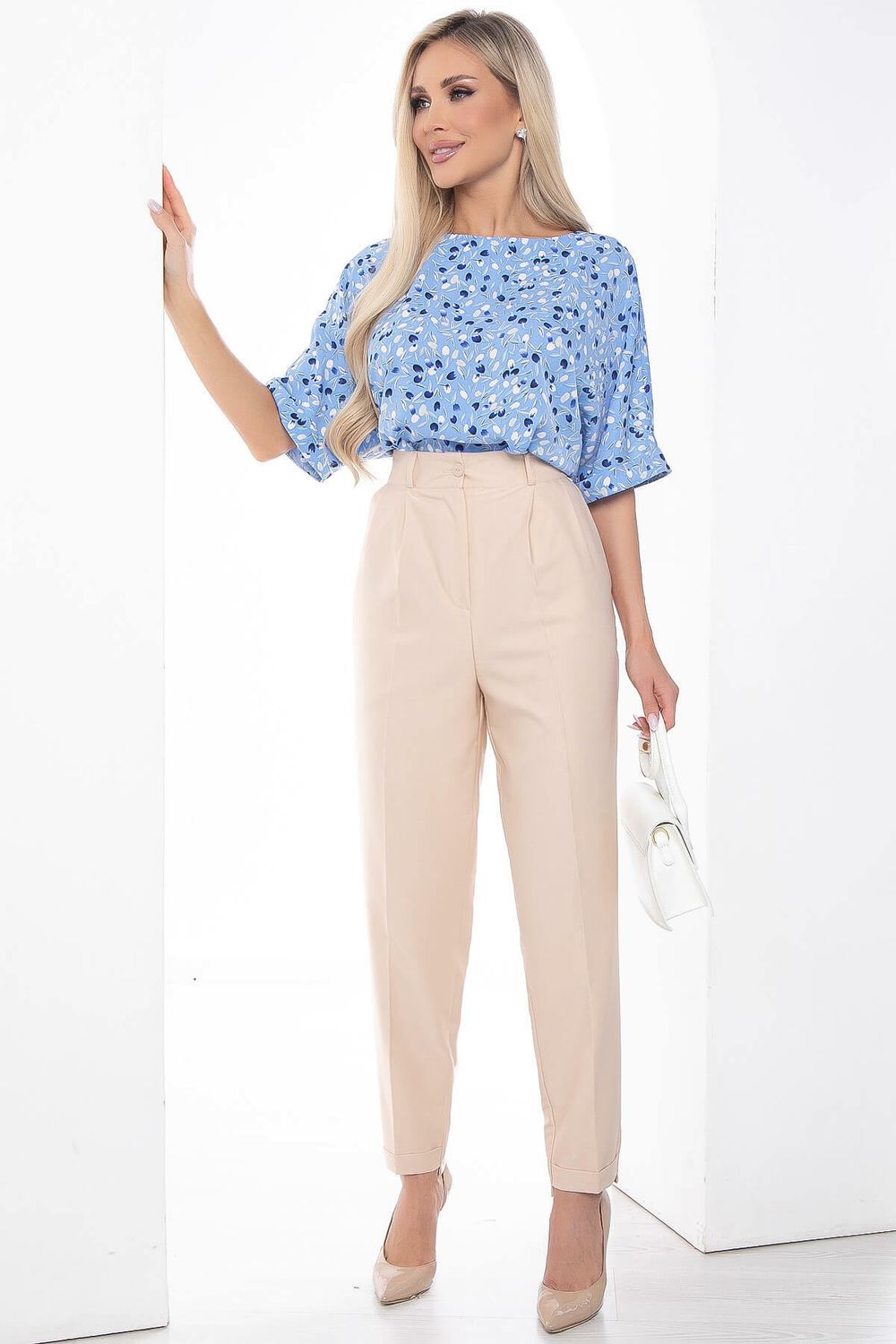 Брюки "Между нами любовь" (беж) Б9049 LT Collection