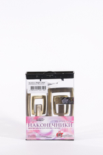 Наконечник АМ Квадро 16мм, старое золото+золотом глянец