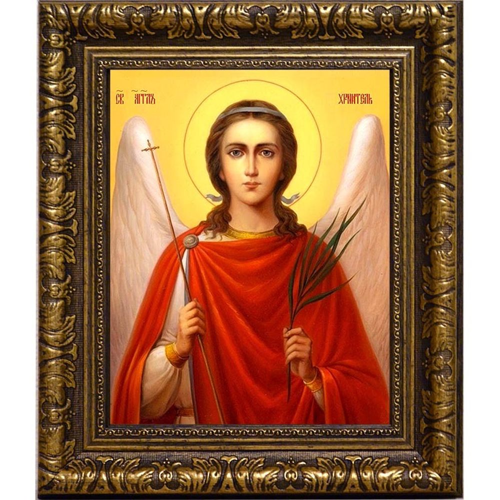 Ангел Хранитель. Икона на холсте.