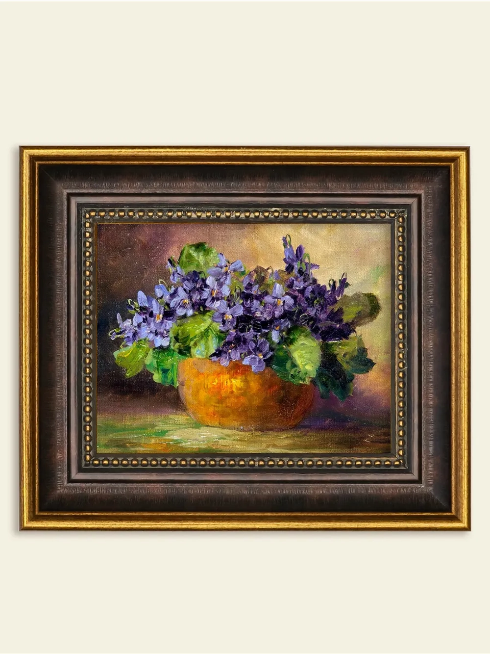 Картина настенная интерьерная в багетной раме 18*21 см