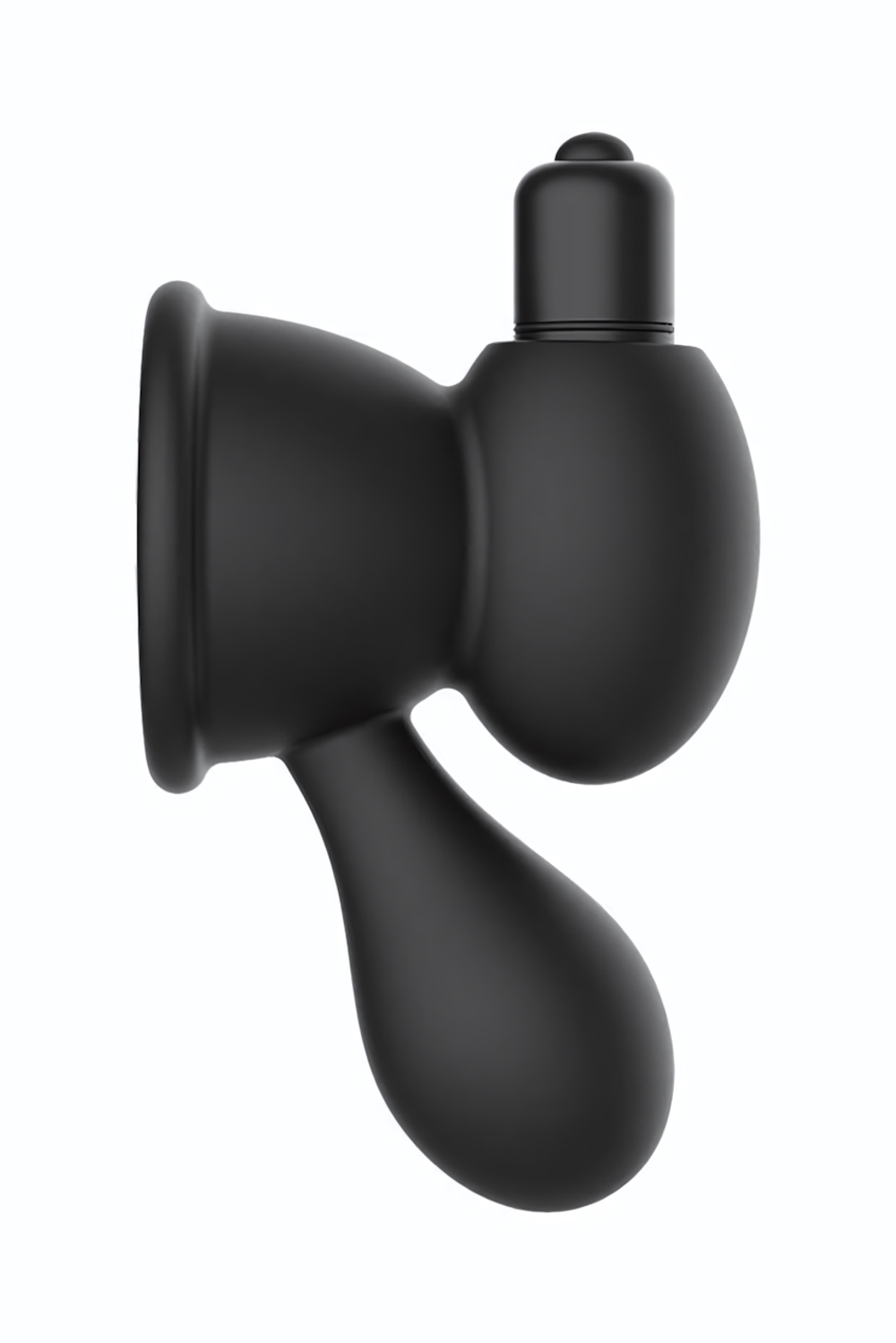 Черные вибронакладки для сосков VIBRATING NIPPLE TEASERS (Цвет: черный)