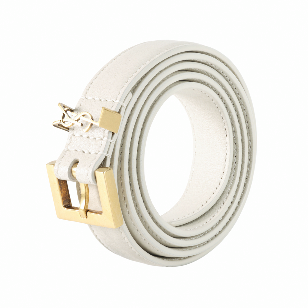 Пояс SAINT LAURENT MONOGRAM 2cm#, 554465BOO0W9207