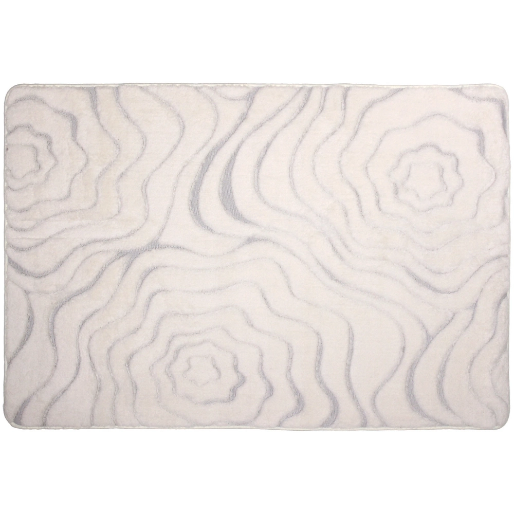 Коврик для ванной 80*120"Гармония» молочный