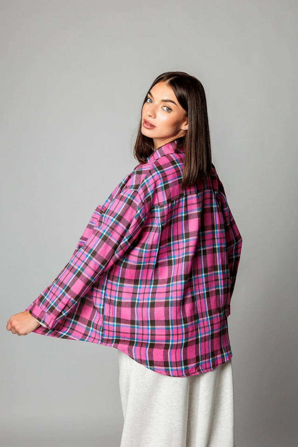 Рубашка женская 1903 розовый