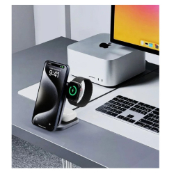 Беспроводное зарядное устройство Aukey беспроводное зарядное устройство 3in1 travel Qi2 (AMC-LC-MC312)