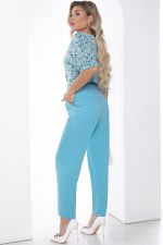 Брюки "Между нами любовь" (голубые) Б9050 LT Collection