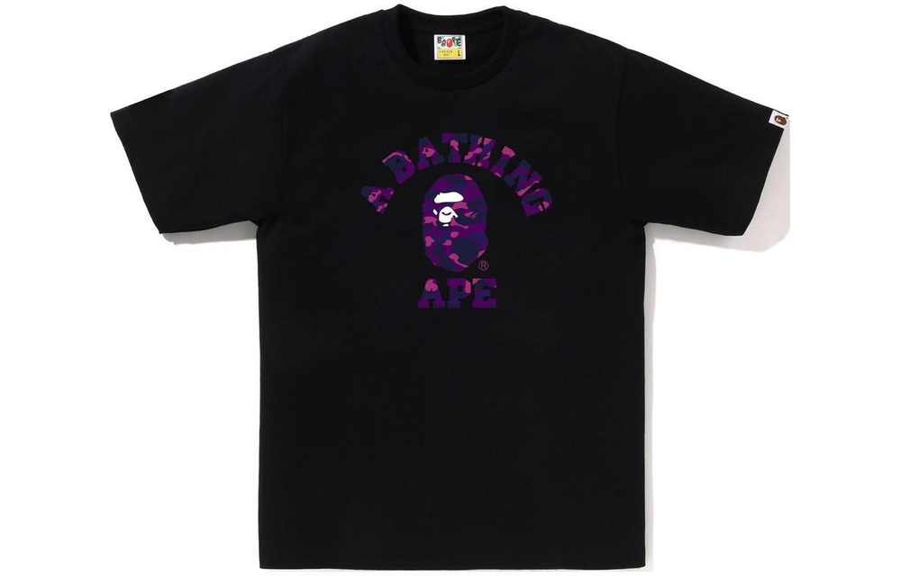 A Bathing Ape Color Camo College Tee Ss24