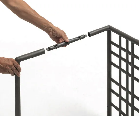 Кашпо модульное Sipario 3, 211х70 см, зеленое