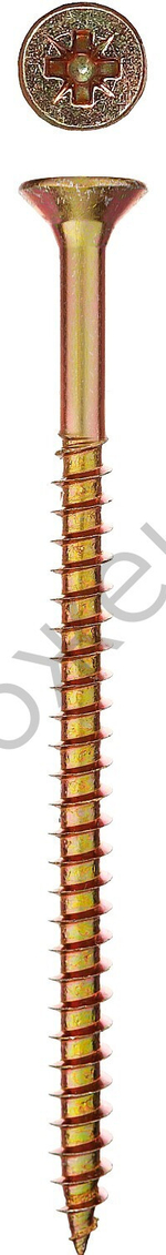 ЗУБР СУ-Ж 30 х 4.0 мм, желтый цинк, универсальный саморез, 45 шт (300396-40-030)