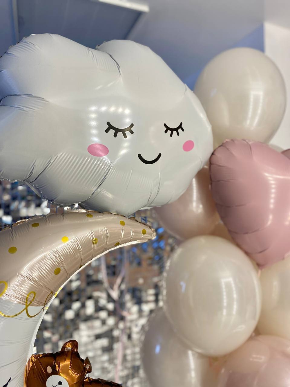 Воздушные шары на выписку дочери месяц/пупс/малыш №10