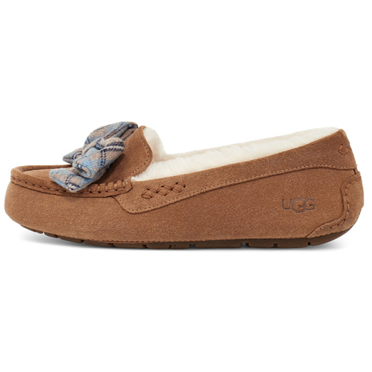 Мокасины UGG ANSLEY Plaid Bow, 1127850-CHE