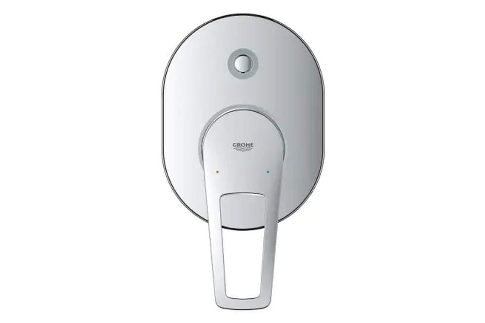 Смеситель для ванны GROHE BauLoop скрытого монтажа, в комплекте с монтажной частью, хром (29041001)