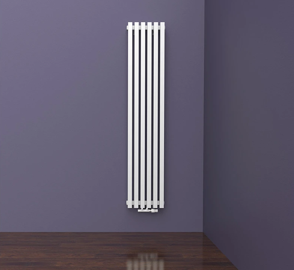 Вертикальные дизайн-радиаторы QUADRUM 1080мм с нижним подключением