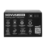 Катушка Novus 2000 6+1 подшип (HS-N-GLS2000) Helios