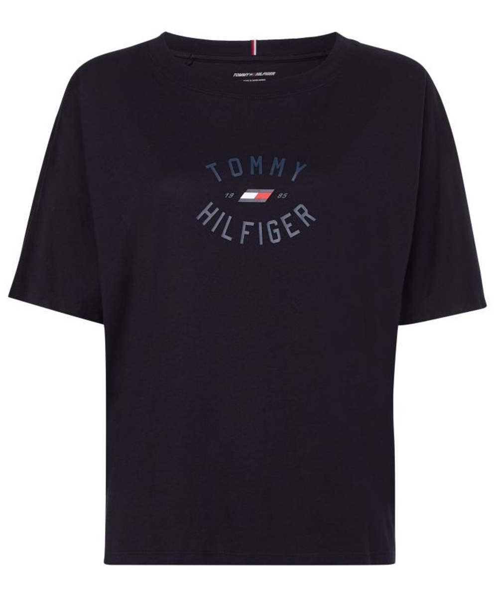 Женская теннисная футболка Tommy Hilfiger Relaxed Graphic Tee - Бирюзовый