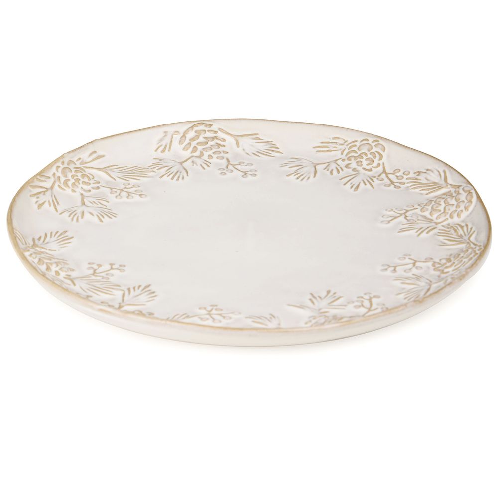 НАБОР ТАРЕЛОК ОБЕДЕННЫХ КОЛЛЕКЦИЯ "PINE CONES", 2 ШТ. / 25*25*2,3 СМ