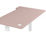 Компьютерный стол Woodville Маркос 120х75 розовый, белый, ножки белые