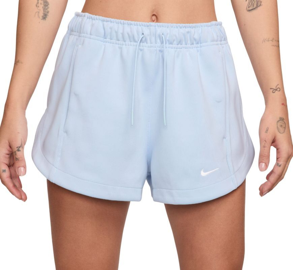 Женские Шорты теннисные Nike Sportswear Windrunner Mid Rise - небесный