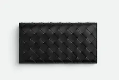 Бумажник Bottega Veneta черный