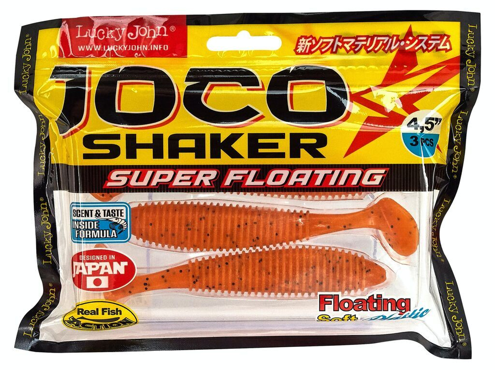 Виброхвосты съедобные LJ Pro Series JOCO SHAKER 4.5in (11.43)/F29 3шт.