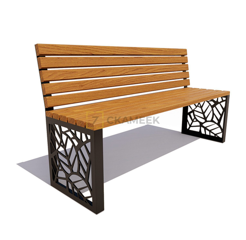 Скамейка садовая «Севастополь» без подлокотников (0,6 м термоясень,30х60)