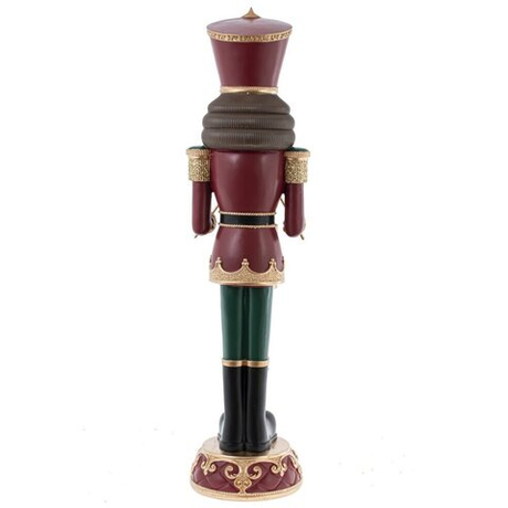 Фигурка декоративная "Щелкунчик" с подсветкой (2xAAA н/п), L22 W24 H90 см