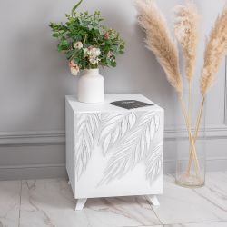 Тумба прикроватная Тропик Сканди Айс Сильвер правая