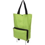Сумка хозяйственная складная на 2х колёсах зеленая SYD-024